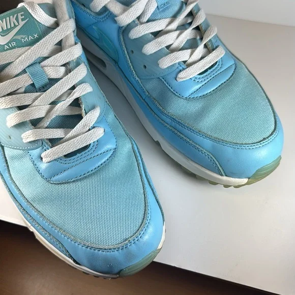 Nike Air Max 90 Ocean Bliss Blue Chill Men’s Size 13 Sneakers - Picture 8 of 12